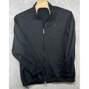 Jordan Basketball Full-Zip Track Jacket‎ Vintage Black Men's Size XL